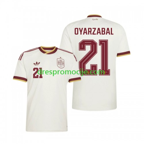 Španjolska Mikel Oyarzabal 21 Dres Gostujući Svjetsko prvenstvo 2026 Kratkih Rukava Španjolska Mikel Oyarzabal 21 Dres Gostujući Svjetsko prvenstvo 2026 Kratkih Rukava